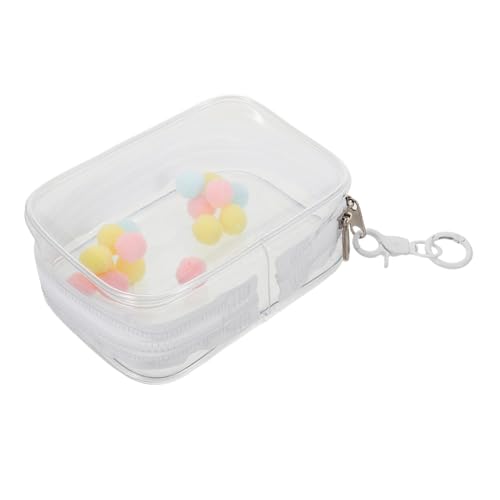 TOYANDONA Transparente Sammeltasche mit Schlüsselanhänger Doppelreißverschluss Plüschtier Aufbewahrung Hochwertiges Dickes Figuren Display Tragbare Organizer Tasche für Puppen und TOYANDONA Transparente Sammeltasche mit Schlüsselanhänger Doppelreißverschluss Plüschtier Aufbewahrung Hochwertiges Dickes Figuren Display Tragbare Organizer Tasche für Puppen und von TOYANDONA