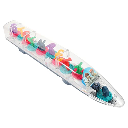TOYANDONA Transparenter Getriebewagen Musikalische Spielzeugeisenbahn Musikspielzeug Elektrischer Spielzeugzug Für Transparentes Zugspielzeug Getriebe Bildungsspielzeug Abs TOYANDONA Transparenter Getriebewagen Musikalische Spielzeugeisenbahn Musikspielzeug Elektrischer Spielzeugzug Für Transparentes Zugspielzeug Getriebe Bildungsspielzeug Abs von TOYANDONA