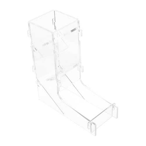 TOYANDONA Transparenter Würfelturm aus Acryl für Brettspiele Tragbarer Würfelroller mit Tablett für Faire Würfe für Spieleabende und Rollenspiele TOYANDONA Transparenter Würfelturm aus Acryl für Brettspiele Tragbarer Würfelroller mit Tablett für Faire Würfe für Spieleabende und Rollenspiele von TOYANDONA