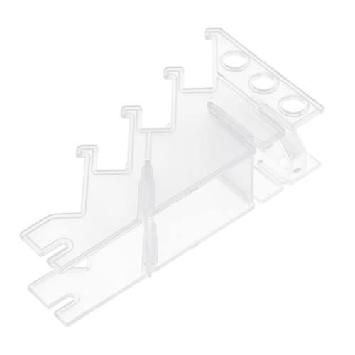 TOYANDONA Transparentes Finger Skateboard Display Rack aus Kunststoff Platzsparend und Einfach Montierbar Vielseitig Geeignet für Sammler und Präsentationen Individuelles Design für von TOYANDONA