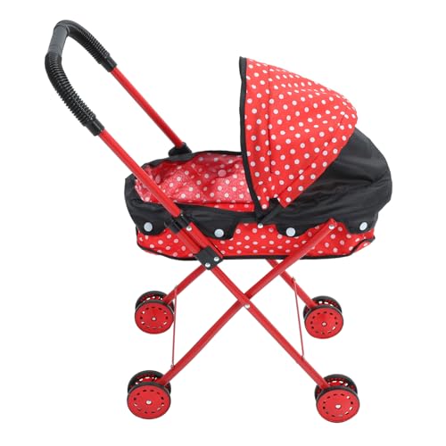 TOYANDONA Trolley Beweglicher Kinderwagen Simulierter Puppenwagen Puppenhaus Spielwagen Puppenwagen Puppenwagen Plüsch Kinderwagen Kleinteileregal Spielwagen Eisenrahmen TOYANDONA Trolley Beweglicher Kinderwagen Simulierter Puppenwagen Puppenhaus Spielwagen Puppenwagen Puppenwagen Plüsch Kinderwagen Kleinteileregal Spielwagen Eisenrahmen von TOYANDONA