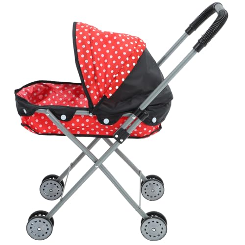 TOYANDONA Trolley Spielzeugpuppe Kinderwagen Puppenwagen Puppenhaus Reborn Puppenwagen Puppenwagen Für Kleinkinder Von 3–5 Jahren Puppenwagen Modell Mini Kinderwagen von TOYANDONA