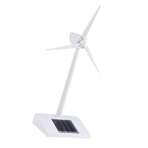 TOYANDONA Turbinenmodell Miniatur Wind Gadgets Motor Desktop Combo Solar- Auto Weiß von TOYANDONA