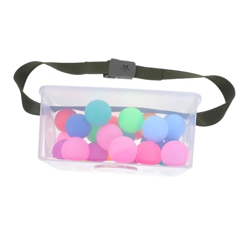 TOYANDONA Twerking Pong Spielset mit Bunten Bällen und Verstellbarem Gürtel Robustes Interaktives Partyspiel für Erwachsene Vielseitig für Büropausen Outdoor Aktivitäten und Feierlichkeiten von TOYANDONA