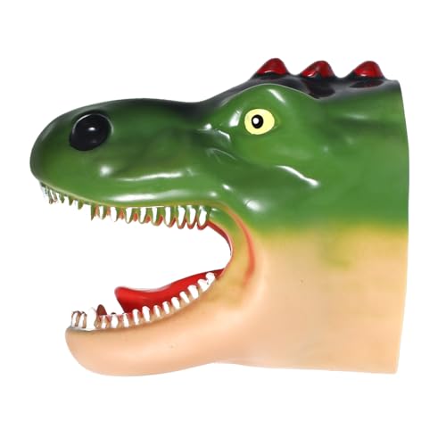 TOYANDONA Tyrannosaurus Rex Handpuppe Handpuppen Für Handpuppen Handpuppe Für Nützliche Handpuppe Handspielzeug Rollenspiel Handpuppe Handpuppen- Gummi Green von TOYANDONA
