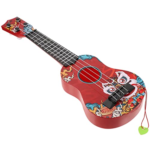 TOYANDONA Ukulele Für Kinder Mini-gitarrenmodell Gitarren-ukulelen Für Anfänger Ukulele-Spielzeug Für Die Frühe Bildung Musikinstrumente Für Kinder Musikspielzeug Plastik Kleinkind Vorschule von TOYANDONA