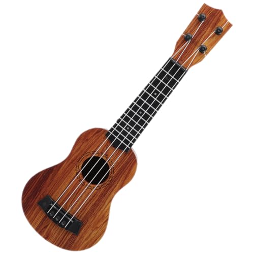 TOYANDONA Pädagogisches Ukulele-gitarrenspielzeug Für Jungen Und Mädchen Mini-holzinstrument Kleinkind-musikspielzeug Frühes Lernen Realistische Simulation von TOYANDONA