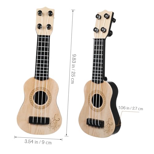 TOYANDONA Ukulele Kunststoff Gitarre mit Nylon Saiten Robustes Musikinstrument für Kleinkinder Pädagogisch Wertvoll Fördert Kreativität und Hand Auge koordination TOYANDONA Ukulele Kunststoff Gitarre mit Nylon Saiten Robustes Musikinstrument für Kleinkinder Pädagogisch Wertvoll Fördert Kreativität und Hand Auge koordination von TOYANDONA