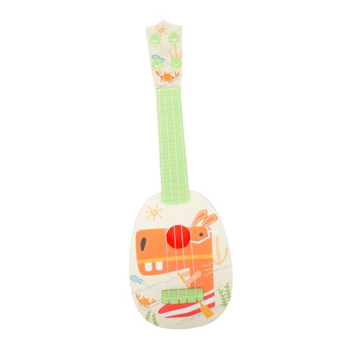 TOYANDONA Ukulele Mini Gitarre Musikinstrument Modell aus Robustem Material Stimmbare Saiten Pädagogisch Geeignet für Jungen und Mädchen für Anfänger und Musikliebhaber von TOYANDONA