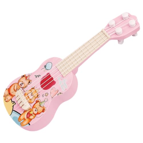 TOYANDONA Ukulele Mini-gitarrenspielzeug Für Nachgemachtes Gitarrenspielzeug Minigitarre Für Kleinkinder Gitarreninstrumente Für Kleinkind Musikinstrument Plastik von TOYANDONA