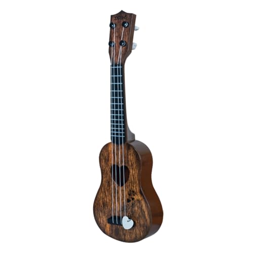 TOYANDONA Ukulele Musikalisches Anfänger Kleinkinder Instrument Pädagogisches Kleinkindspielzeug Simulation Gitarre Früherziehung Früherziehung Ukulele Imitation Gitarre von TOYANDONA