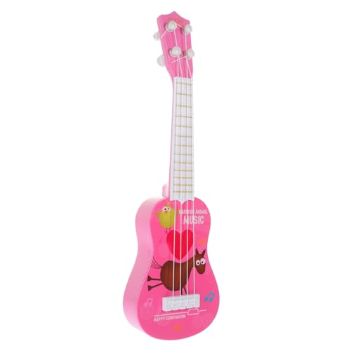 TOYANDONA Ukulele Musikinstrument Lernspielzeug aus Robustem für Anfänger mit Buntem Design Fördert Rhythmusgefühl und Musikalische Fähigkeiten für Jungen und Mädchen Ab Jahren von TOYANDONA