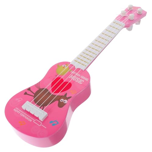 TOYANDONA Ukulele Saitiges Gitarrenmodell Pädagogisches Musikinstrument für Kleinkinder Musikalisches Lernspielzeug Frühförderung Rosa TOYANDONA Ukulele Saitiges Gitarrenmodell Pädagogisches Musikinstrument für Kleinkinder Musikalisches Lernspielzeug Frühförderung Rosa von TOYANDONA