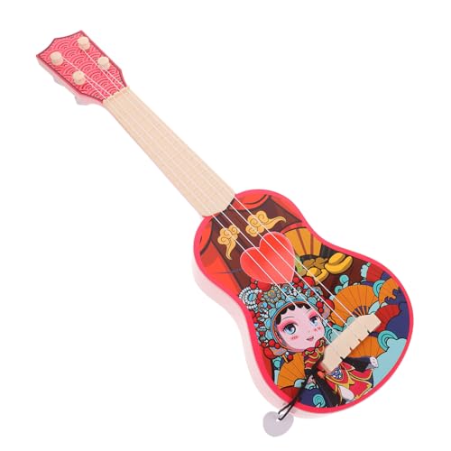 TOYANDONA Ukulele Spielzeug Gitarrenspielzeug für Kinderspielzeuggitarre Spielzeuge Musikinstrumente Ukulele-Modell für Kleinkinder kleine Ukulele Mini Gitarre/Bass Saiteninstrument Plastik von TOYANDONA