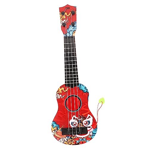 TOYANDONA Ukulele pädagogische Gitarre für Kinderinstrument Gitarrenspielzeug für Gitarre für Anfänger Kleinkindgitarre Plastik rot TOYANDONA Ukulele pädagogische Gitarre für Kinderinstrument Gitarrenspielzeug für Gitarre für Anfänger Kleinkindgitarre Plastik rot von TOYANDONA