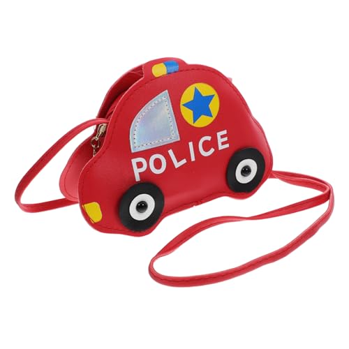 TOYANDONA Umhängetasche Auto Design Kleine Rote Crossbody Tasche Strapazierfähige Aufbewahrungstasche für Kostüm Leicht Tragbar Geschenkidee für Mädchen von TOYANDONA
