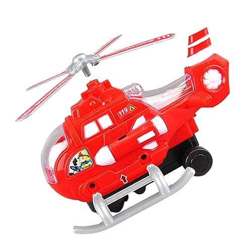 TOYANDONA Universal-Hubschrauber Kinderspielzeug Hubschrauber Simulationshubschrauberspielzeug Hubschrauberspielzeug Für Kinderhubschrauber Plastik Rot von TOYANDONA