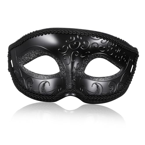 TOYANDONA Venezianische Halbgesichts Spitze Retro Cosplay Maske für Halloween Karneval Party Damen und Herren von TOYANDONA