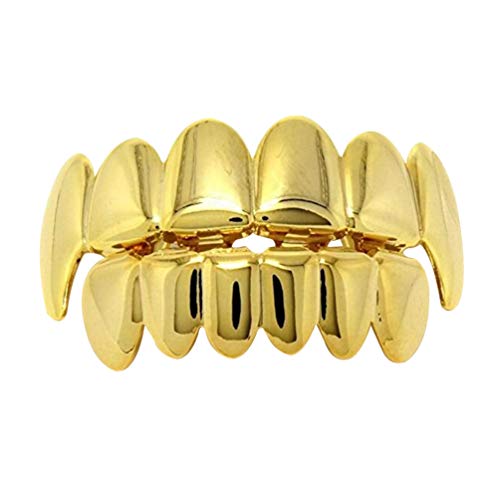 TOYANDONA Vergoldete Zähne Hip Hop Zähne Grill für Zähne Mund Hip Hop Mund Grills für Männer und Frauen TOYANDONA Vergoldete Zähne Hip Hop Zähne Grill für Zähne Mund Hip Hop Mund Grills für Männer und Frauen von TOYANDONA