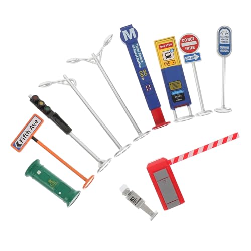 TOYANDONA Verkehrsschilder Spielset für Realistische Bunte Verkehrszeichen und Ampeln Pädagogisches für Frühe Verkehrserziehung Geeignet für Indoor und Outdoor Sandtisch Fördert Fantasie TOYANDONA Verkehrsschilder Spielset für Realistische Bunte Verkehrszeichen und Ampeln Pädagogisches für Frühe Verkehrserziehung Geeignet für Indoor und Outdoor Sandtisch Fördert Fantasie von TOYANDONA