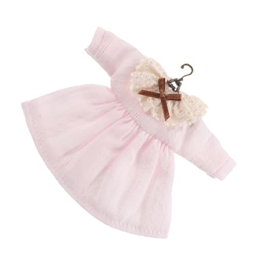 TOYANDONA Vintage Puppenkleid mit Kleiderbügel für Puppenschrank Süßes Outfit für Puppen Zeitloser Stil Puppenhaus und Fotoshootings TOYANDONA Vintage Puppenkleid mit Kleiderbügel für Puppenschrank Süßes Outfit für Puppen Zeitloser Stil Puppenhaus und Fotoshootings von TOYANDONA