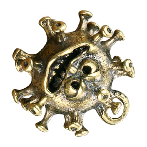TOYANDONA Virusornament aus Messing einzigartige DIY-Figuren Figuren Wohnkultur Mini-Statue Spielzeugfiguren dekorieren Messingstatue Tierhandwerk Cartoon-Anhänger Kupfer Golden TOYANDONA Virusornament aus Messing einzigartige DIY-Figuren Figuren Wohnkultur Mini-Statue Spielzeugfiguren dekorieren Messingstatue Tierhandwerk Cartoon-Anhänger Kupfer Golden von TOYANDONA