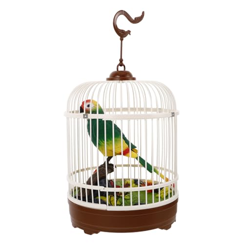 TOYANDONA Vogelkäfig Mit Sprachsteuerung Vogelkäfige Kleiner Vogelkäfig Vogelspielzeug Für Vogelkäfig Grüner Kunststoff TOYANDONA Vogelkäfig Mit Sprachsteuerung Vogelkäfige Kleiner Vogelkäfig Vogelspielzeug Für Vogelkäfig Grüner Kunststoff von TOYANDONA