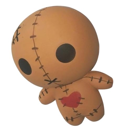 TOYANDONA Voodoo-puppenspielzeug Plüsch-horrorpuppe Gruselige Puppen Stress Puppe Spukende Puppendekoration Quetschen Puppe Stress Verwunschene Puppen Kleine Spukpuppe von TOYANDONA