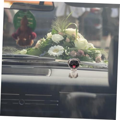 TOYANDONA Wackelkopf Hund Figur aus Resin Lustige Auto Deko und Tischornament Niedlicher Shaking Head Dog als Geschenkidee Langelebige Car Dog Decor für Zuhause und Auto TOYANDONA Wackelkopf Hund Figur aus Resin Lustige Auto Deko und Tischornament Niedlicher Shaking Head Dog als Geschenkidee Langelebige Car Dog Decor für Zuhause und Auto von TOYANDONA