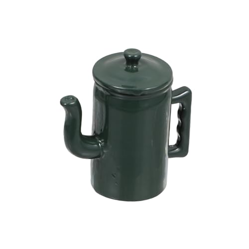 TOYANDONA Mini Wasserkocher Dekoration Für Miniatur Wasserbehälter Mit Deckel Elegantem Accessoire Für Mini-Haus Deko Und Kreative Projekte von TOYANDONA
