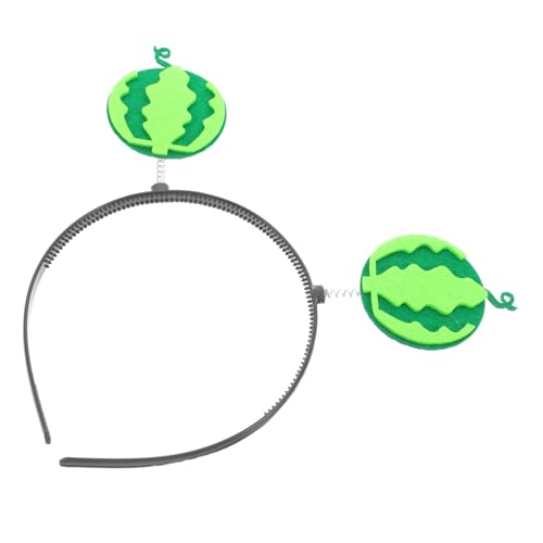 TOYANDONA Wassermelonen Stirnband Lustiges Sommer Party Haar Accessoire Frucht Simulation Fotorequisite Bequeme Passform Für Kostüm Cosplay von TOYANDONA