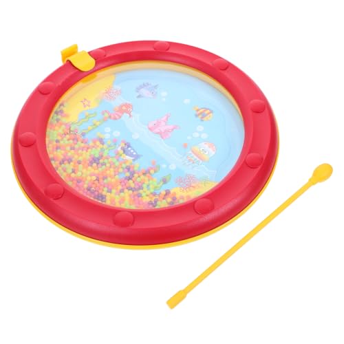 TOYANDONA Wave Drum Orff Lehrrassel Früherziehung Musikinstrument Rot 1 Stück Musikinstrumente Handtrommel Musikinstrument Musikspielzeug Kunststoff TOYANDONA Wave Drum Orff Lehrrassel Früherziehung Musikinstrument Rot 1 Stück Musikinstrumente Handtrommel Musikinstrument Musikspielzeug Kunststoff von TOYANDONA