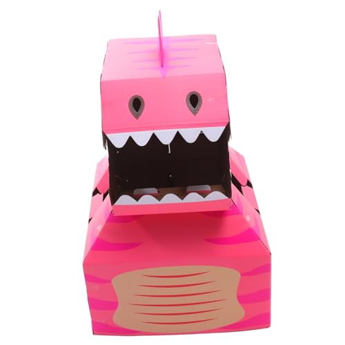 TOYANDONA Wearable Dinosaurier Kartonbox DIY Kostüm Leicht Fördert Hand Auge koordination und Kreativität für Rollenspiele Geburtstagsgeschenk Pädagogisch und Unterhaltsam von TOYANDONA