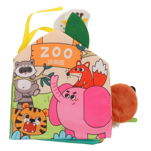 TOYANDONA Weiche Bücher Crinkle Stoffspielzeug mit Fühlbaren Interaktive Lernbücher für Junge Mädchen Monate Robust und Reisetauglich Fördert Sensorische Entwicklung und Frühkindliches von TOYANDONA