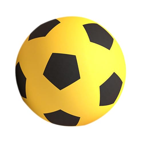 TOYANDONA Weicher Fußball Zum Spielen Im Innenbereich, Leiser Fußball, Weicher Kinderfußball, Leise Fußbälle Für Kleinkinder Zur Entwicklung Motorischer Fähigkeiten Und Sicheres Spielen von TOYANDONA