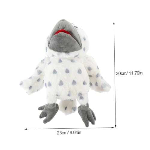 TOYANDONA Weicher Katzenkopf handpuppe Vogel Plüschtier Interaktives Lernspielzeug für Kindergarten Geschenk Kuscheltier aus Waschbarem Pp baumwollmaterial TOYANDONA Weicher Katzenkopf handpuppe Vogel Plüschtier Interaktives Lernspielzeug für Kindergarten Geschenk Kuscheltier aus Waschbarem Pp baumwollmaterial von TOYANDONA