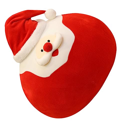TOYANDONA Weicher Weihnachtsmann Plüschpuppe Kuschelkissen Weihnachtsdeko Wohnzimmer Sofa Dekoration Xmas Stofftier Niedlich Weihnachtsmannspielzeug von TOYANDONA