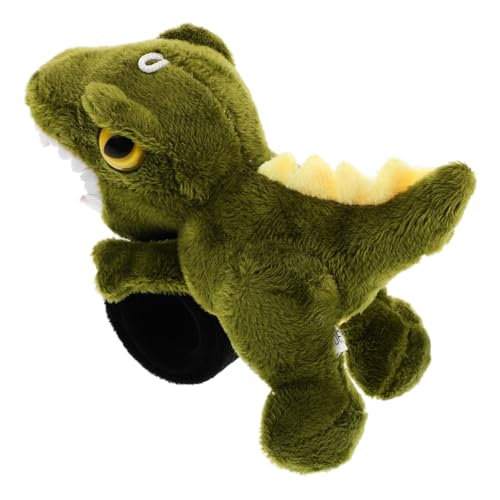 TOYANDONA Weiches Dinosaurier Plüschtier Motorrad Deko Mini Dinosaurier Figur Anhänger Jungen Detailreiche Verarbeitung Einfach zu Montieren Niedriges Gewicht Grün von TOYANDONA