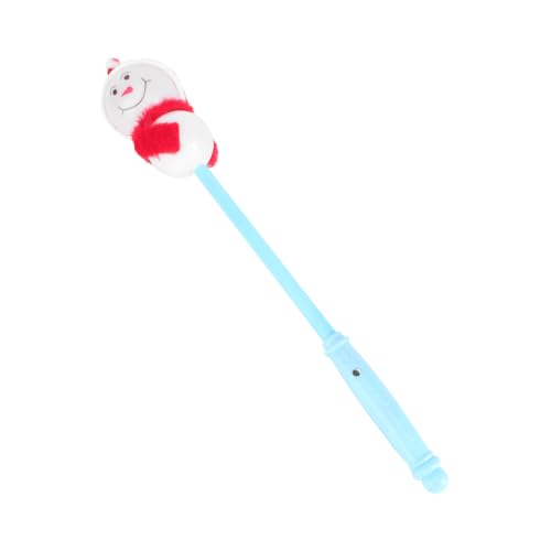 TOYANDONA Weihnachts LED Lichtstock Schneemann Leuchtender Weihnachtszauberstab Für Blinkende Partydekoration Zufälligen Farben Für Weihnachtsfeiern Und Feste von TOYANDONA