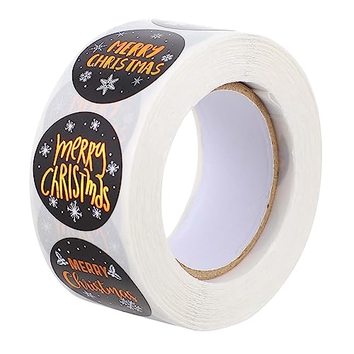 TOYANDONA Weihnachtsaufkleber Aufkleber Zum Verschließen Von Geschenktüten Weihnachtssiegelaufkleber Aufkleber Für Geschenkverpackungen Aufkleber Aus Beschichtetem Papier von TOYANDONA