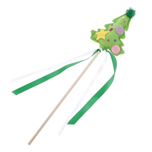 TOYANDONA Weihnachtsfeenstab dekorative Feenstäbe Weihnachtsfee Zauberstab Weihnachtszauberstab für kinderspielzeug Neuheit Feenstab Cosplay verkleiden Stoff Light Green TOYANDONA Weihnachtsfeenstab dekorative Feenstäbe Weihnachtsfee Zauberstab Weihnachtszauberstab für kinderspielzeug Neuheit Feenstab Cosplay verkleiden Stoff Light Green von TOYANDONA