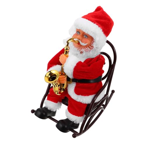 TOYANDONA Weihnachtsmann Elektrisches Weihnachtsmann Puppe Weihnachtsparty Geschenke Süße Puppe Elektrischer Cartoon TOYANDONA Weihnachtsmann Elektrisches Weihnachtsmann Puppe Weihnachtsparty Geschenke Süße Puppe Elektrischer Cartoon von TOYANDONA