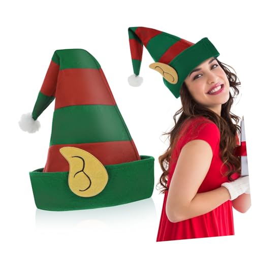 TOYANDONA Weihnachtsmütze Für Erwachsene Gewebtem Leicht Und Bequem Für Weihnachtsfeiern Universelles Design Für Männer Und Frauen Pflegeleicht Für Festliche Anlässe von TOYANDONA