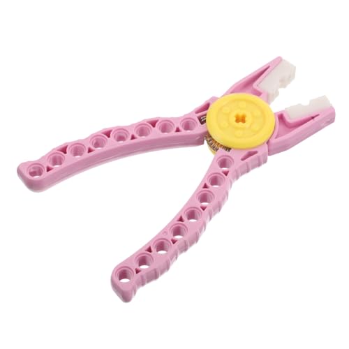 TOYANDONA Werkzeug Zum Zerlegen Von Bausteinen Ziegelzange Werkzeug Zum Trennen Von Ziegeln Werkzeug Zum BAU Von Ziegeln Bausteine-zangen-Teil Bausteinzubehör Bausteinversorgung Rosa Plastik von TOYANDONA