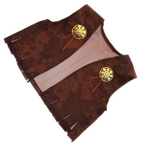 TOYANDONA Western Cowboy Weste Kinderkostüm Western Thema Weiches Hautfreundliches Cosplay für Karneval Fasching Geburtstagsfeier Unisex Party Accessoire TOYANDONA Western Cowboy Weste Kinderkostüm Western Thema Weiches Hautfreundliches Cosplay für Karneval Fasching Geburtstagsfeier Unisex Party Accessoire von TOYANDONA
