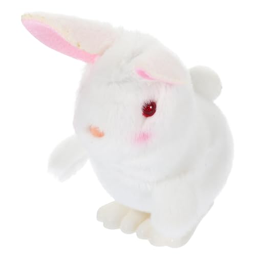 TOYANDONA Wind Up Hase Plüsch Hüpftier Kleines Uhrwerkspielzeug für Osterhasen Lustiges Hasenspielzeug für Party und Dekoration von TOYANDONA
