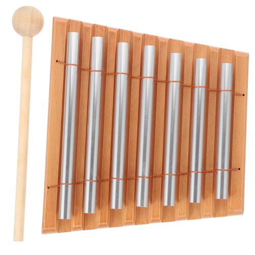 TOYANDONA Windspiel Schlaginstrument mit Schlägel Pädagogisches Percussion Musikspielzeug für Robustes Klangspiel für Musikübungen und Dekorative Nutzung TOYANDONA Windspiel Schlaginstrument mit Schlägel Pädagogisches Percussion Musikspielzeug für Robustes Klangspiel für Musikübungen und Dekorative Nutzung von TOYANDONA