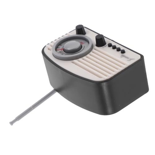 TOYANDONA Winziges Radio im Vintage-Stil tragbar Mini-Radio-Modelle Puppenhaus-Miniaturradio Living Room Decoration Wohnzimmerdekoration Mini- -Mini-Radio Desktop-Modell Plastik Black TOYANDONA Winziges Radio im Vintage-Stil tragbar Mini-Radio-Modelle Puppenhaus-Miniaturradio Living Room Decoration Wohnzimmerdekoration Mini- -Mini-Radio Desktop-Modell Plastik Black von TOYANDONA