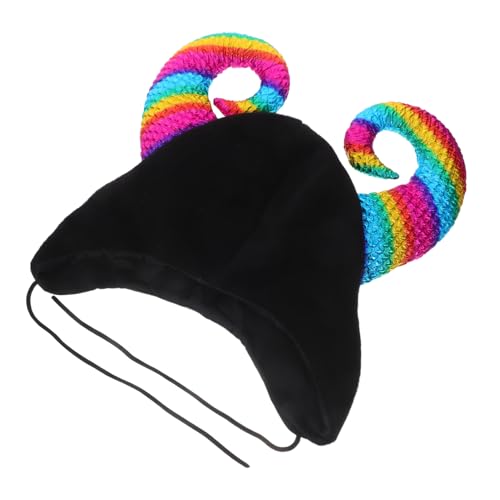 TOYANDONA Witzige Kuhhorn Mütze mit Kinnriemen Warme Skihaube aus Leichtem Kreative Fotorequisite und für Halloween Cosplay und Vielseitige Indoor Outdoor Anlässe TOYANDONA Witzige Kuhhorn Mütze mit Kinnriemen Warme Skihaube aus Leichtem Kreative Fotorequisite und für Halloween Cosplay und Vielseitige Indoor Outdoor Anlässe von TOYANDONA
