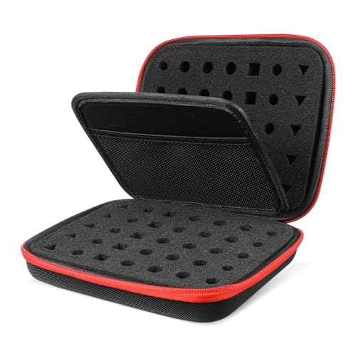 TOYANDONA Würfel Aufbewahrungstasche mit Reißverschluss Doppeltes Fach Tragbarer Würfel Organizer für Brettspiel Zubehör Praktische Würfelbox aus Verbundmaterial für Tabletop Spiele TOYANDONA Würfel Aufbewahrungstasche mit Reißverschluss Doppeltes Fach Tragbarer Würfel Organizer für Brettspiel Zubehör Praktische Würfelbox aus Verbundmaterial für Tabletop Spiele von TOYANDONA